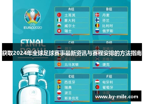 获取2024年全球足球赛事最新资讯与赛程安排的方法指南