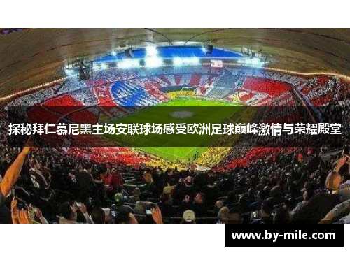 探秘拜仁慕尼黑主场安联球场感受欧洲足球巅峰激情与荣耀殿堂