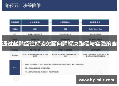 通过赵鹏经验解读欠薪问题解决路径与实践策略