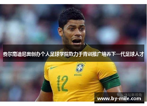 费尔南迪尼奥创办个人足球学院致力于青训推广培养下一代足球人才 费尔南迪尼奥创办个人足球学院致力于青训推广培养下一代足球人才